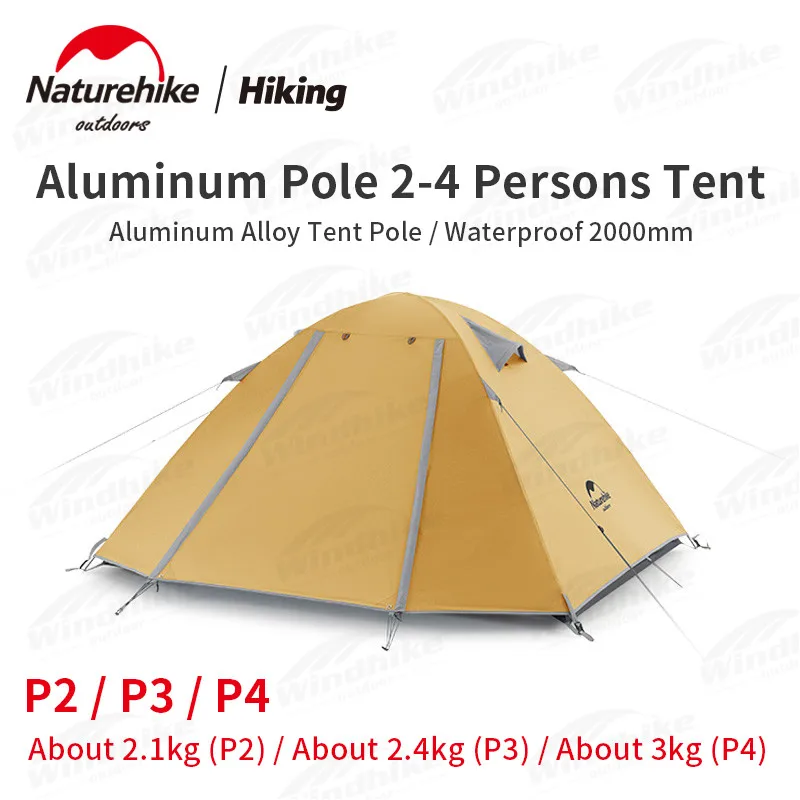 Naturehike P Series Classic Camping Tent Persons 210T