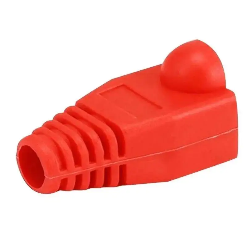 30pcs RJ45 Cap Connector CAT5E CAT6 Plug Cap Ethernet Network Cable Strain Relief Boot Protect Cover