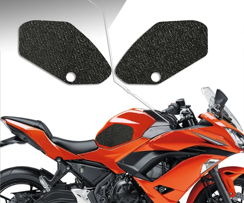 Sticker Decal Emblem Protector Tank Pad Tank Grip Per Kawasaki 2017-2018 Ninja 650 Abs/ Krt Edition Z650 Abs
