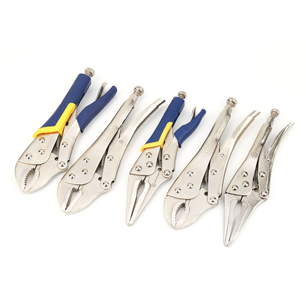 

9" 10 Inch Pliers Locking Pliers Multifunction Clamp Tool Pressure Pliers Industrial-grade Manual Fixed Locking Pliers Clamp