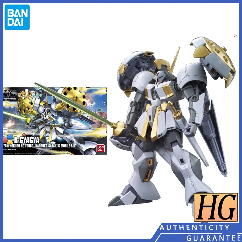 

[In stock] Bandai HGBF 1/144 R-Gyagya Gundam Assembly model Genuine Anime Peripherals Childrens Gifts Ornament Action Figures