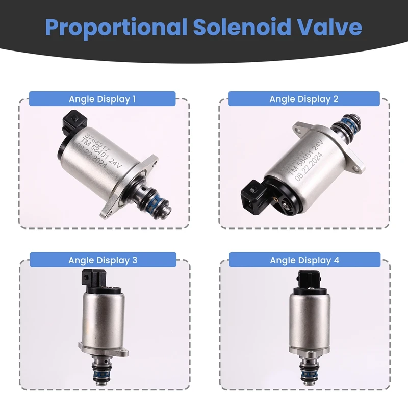 3768317 For Parker 923636.0756 Tractor Truck Forklift Excavator Proportional Solenoid Valve 24V 376-8317