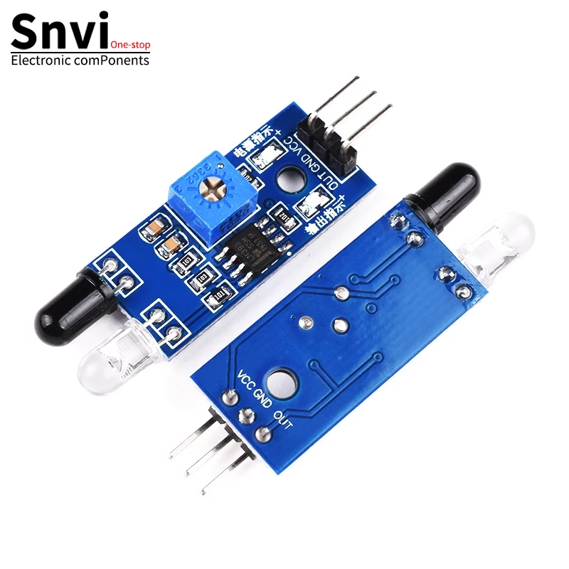 IR Infrared Obstacle Avoidance Sensor Module for Arduino Diy Smart Car Robot Reflective Photoelectric 3PIN
