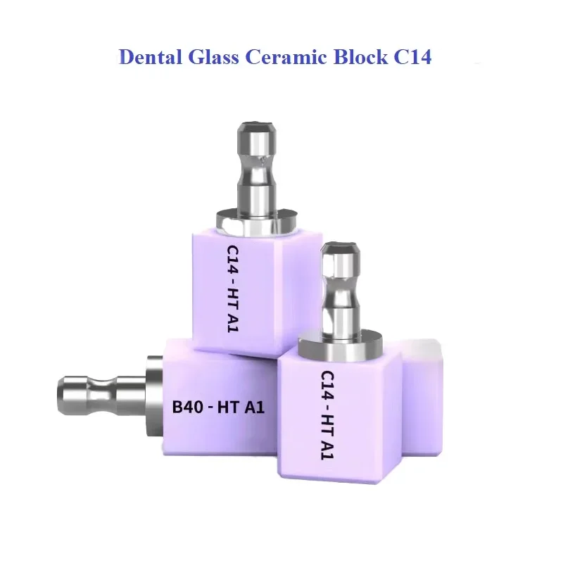 

5PCS Dental Lab CAD/CAM ​ Dental Lithium Disilicate Glass Ceramics Blocks Digital Chair Side All-ceramic Block C14