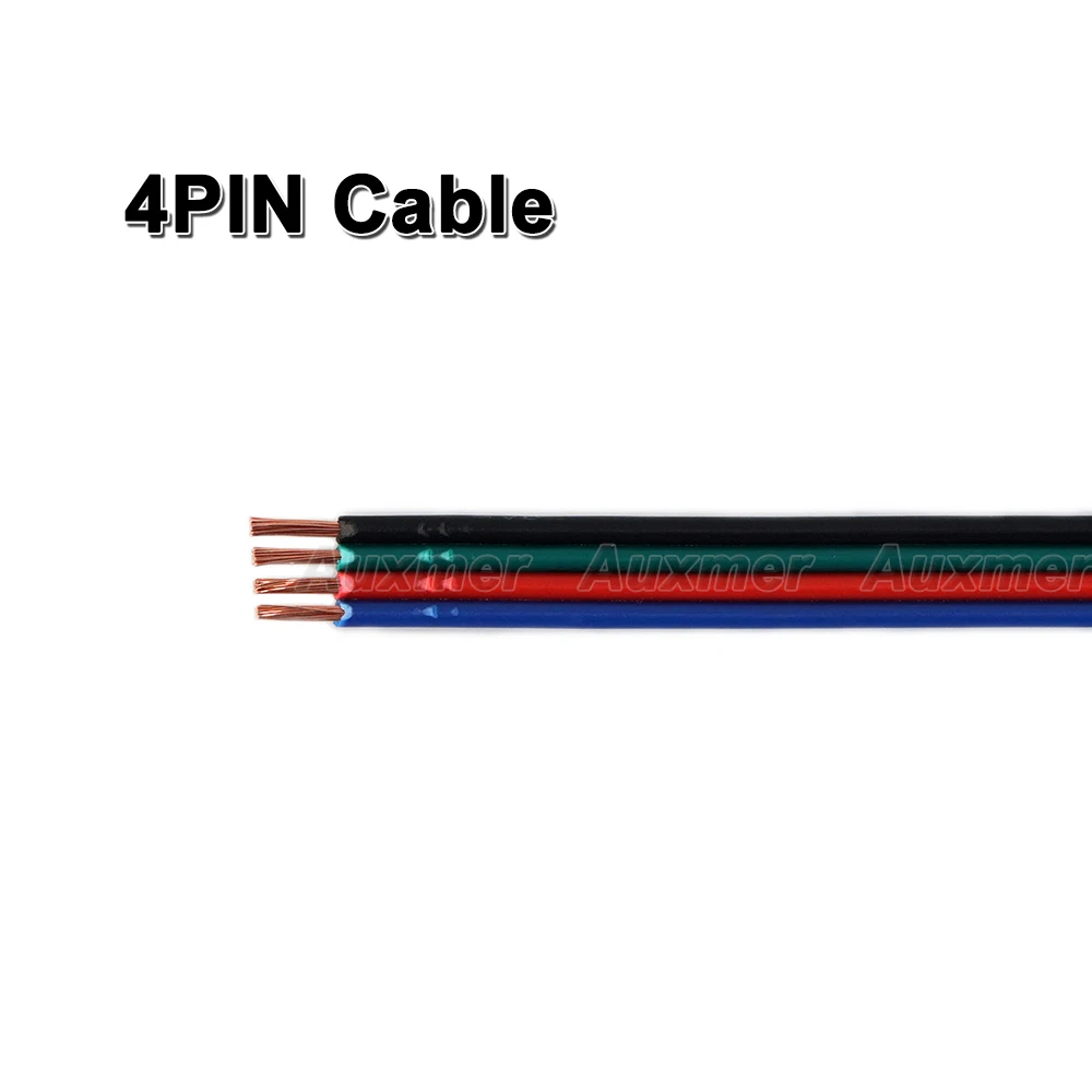 

4PIN Cable,20AWG 18AWG Wire,for 2835 3528 5050 RGB LED Strips,Low Voltage,DC12/24V,LED Strip light,Linear Lighting,Rigid bar