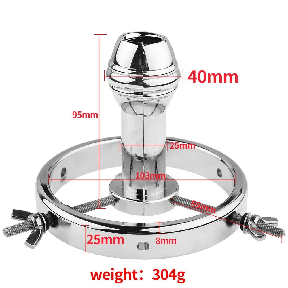Adjustable Anal Vaginal Dilator Plug Extreme Speculum Chastity Device Butt Plug Sex Toys Unisex Bdsm Extreme Sexual Couples Kit