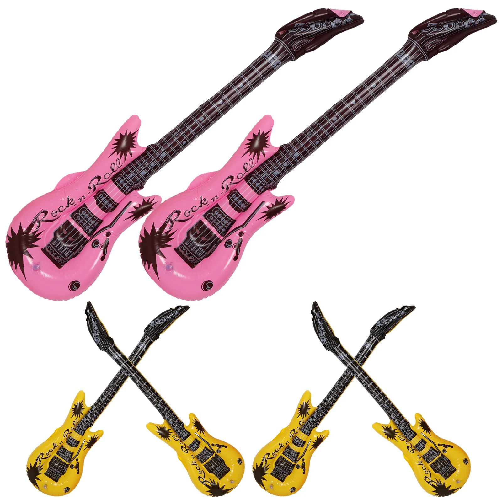 

Inflatable Guitar Balloons Blow Up Musical Instrument Party Props Favor Carnival Party Adult Kids Birthday Party Decoration