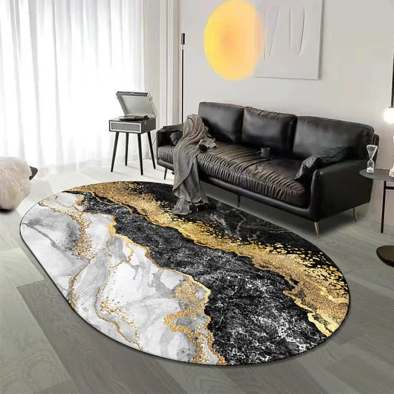 RoundCarpetLivingRoomDecorationBedroomCarpetLoungeRugModern