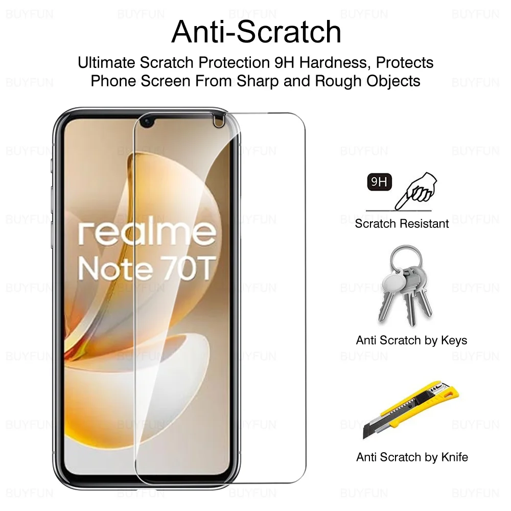 Premium 9H Tempered Glass Screen Protector Case – 1~4 Pack