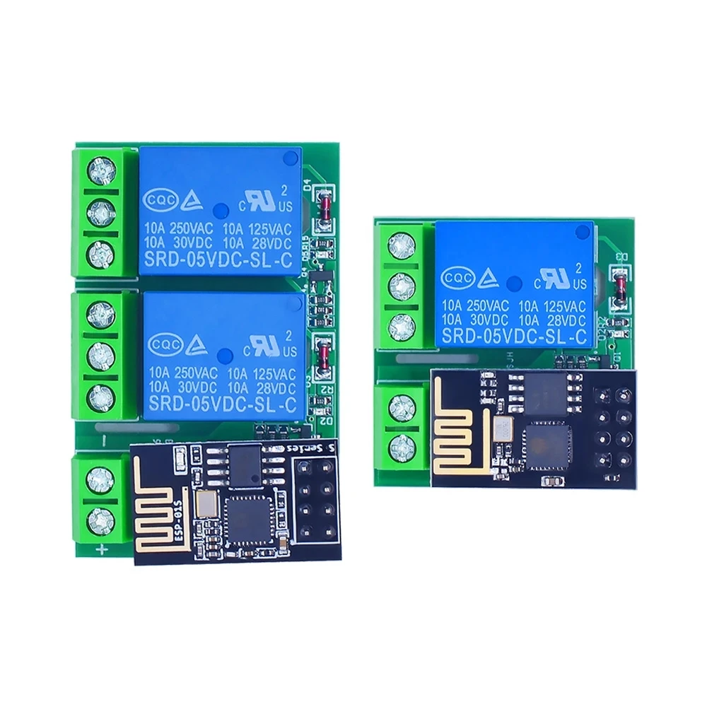 รูปสินค้า โมดูลควบคุมไฟฟ้า Wi-Fi 2 ช่อง สำหรับ IoT