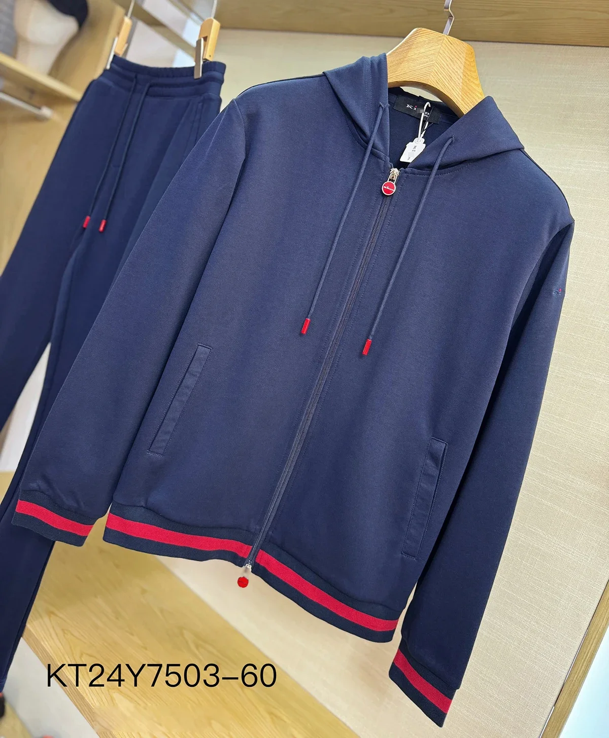 2025DIKU JING Sportswear Cotton Set Men 2025 Autumn Winter New Sports Comfortable Zipper Quality Hooded Big Size M-4XL 3