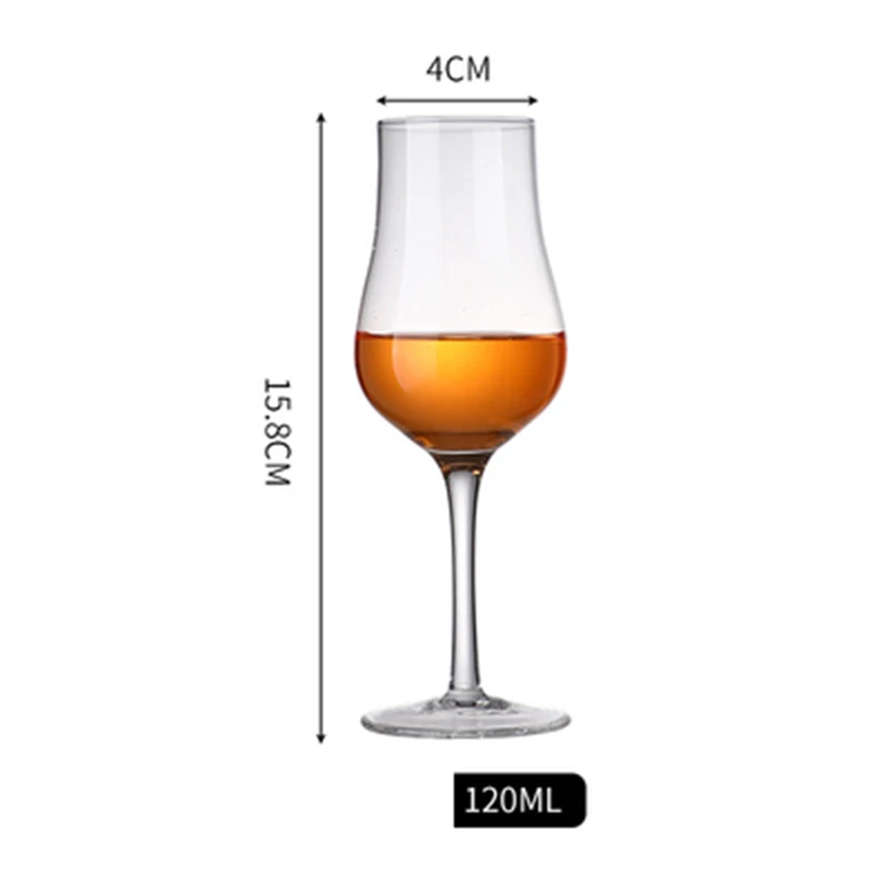 2pcs Taste Scotch Whisky Wine Glass Neat Brandy Snifter Wine Taster Drinking Copita Goblet Cup Home Bar Best Gift For Dad