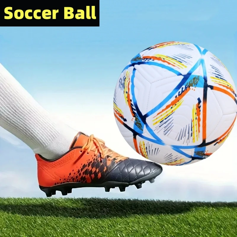 Soccer Balls Official Size 5 PU Material Seamless Match Training Football Goal Team Outdoor Professional Functional Training