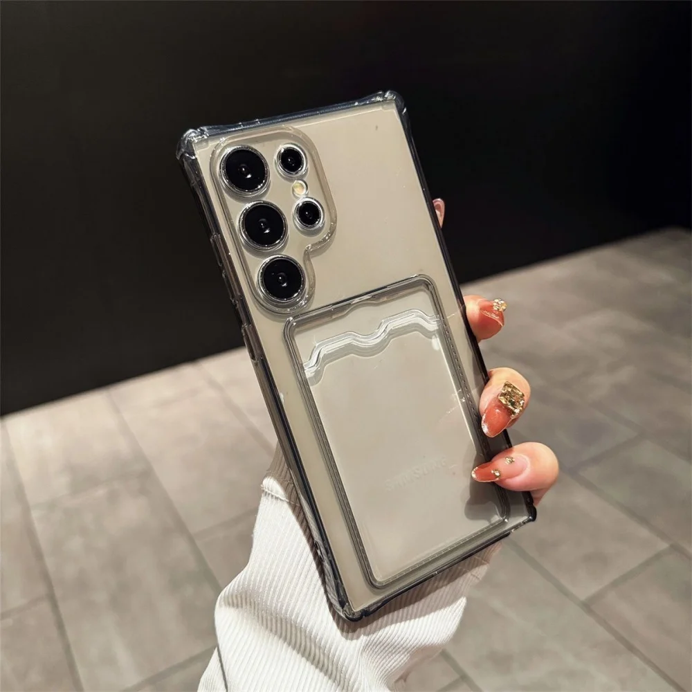 Advanced Clear Card Holder Phone Case - Premium Protective Cover
