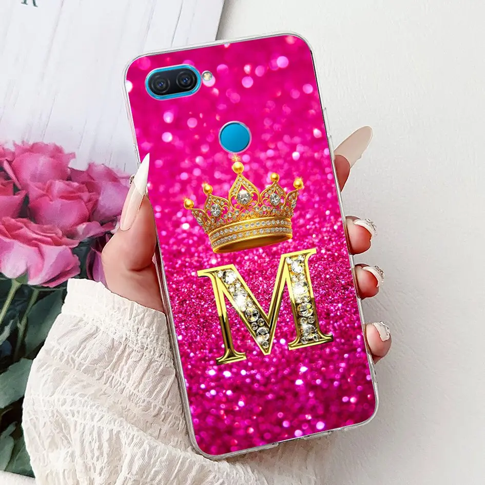 Fashion Letters Crown Soft Silicone Back Protective Phone Case Cover