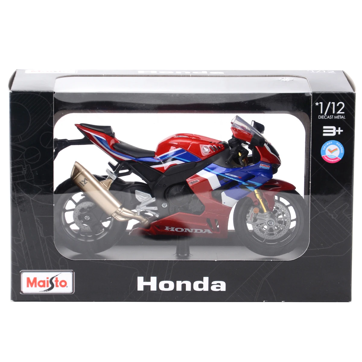 Maisto 1:12 Honda CBR1000RR-R Fireblade SP With Stand Die Cast Vehicles Collectible Hobbies Motorcycle Model Toys 1 12 automaxx honda cbr1000rr cbr repsol fireblade motorcycle diecasts