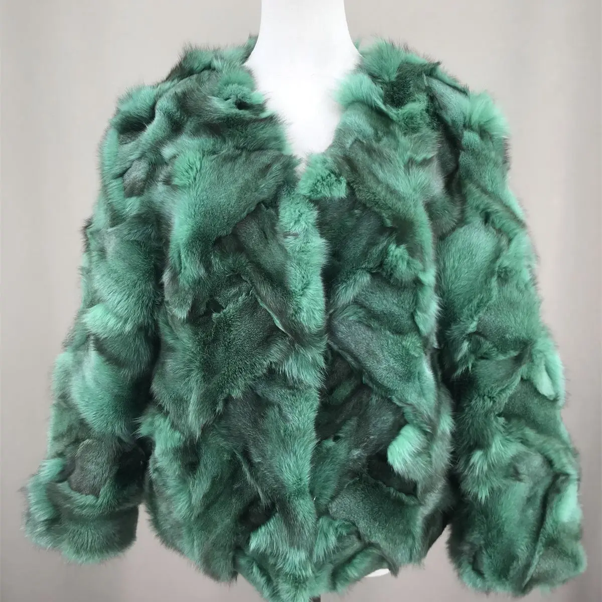 on sale Real Fox Fur Coat Woman Fashion Elegant Casual The Newest Style Hot  Autumn Winter Blue Green Color Furry B230617