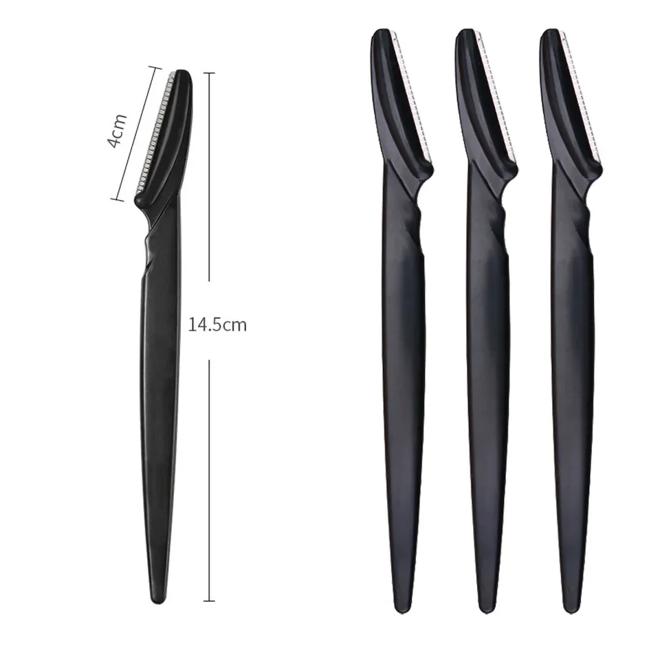 10Pcs Eyebrow Trimmer Blade Women Face Shaver Portable Eye Brow Epilation Hair Removal Cutters Safety Knife Makeup Scraper
