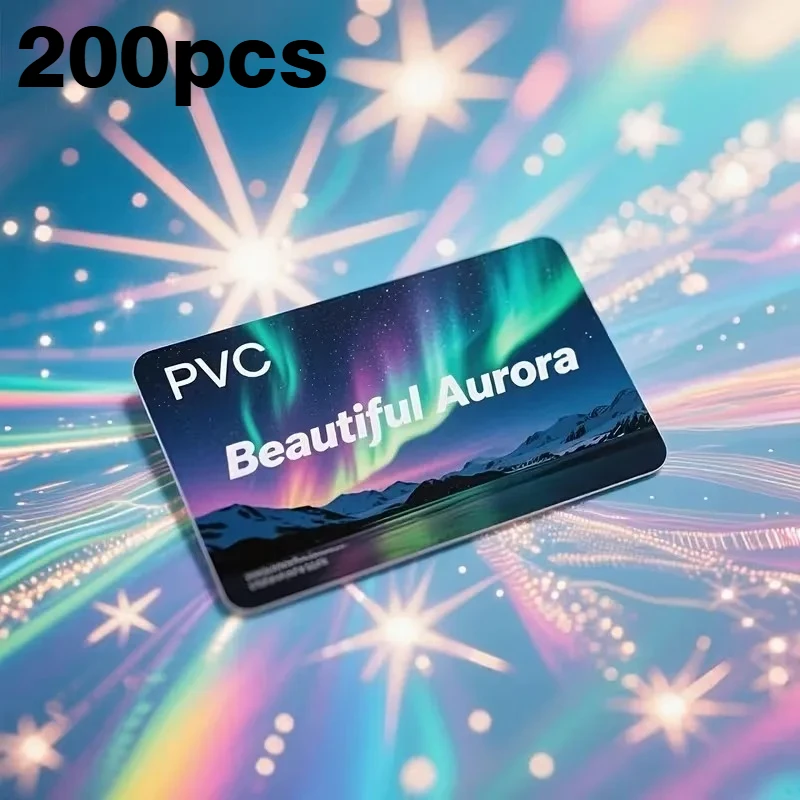 맞춤형 PVC 명함 방수 투명 개인 이름표 양면 인쇄 맞춤형 로고 고급 명함