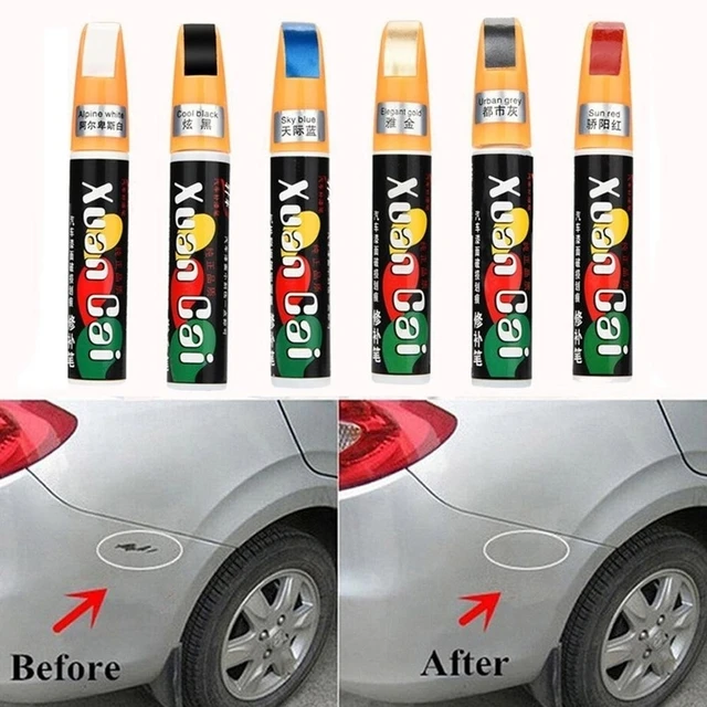 White car scratch repair paint pen touch-up paint pen car makeup remover