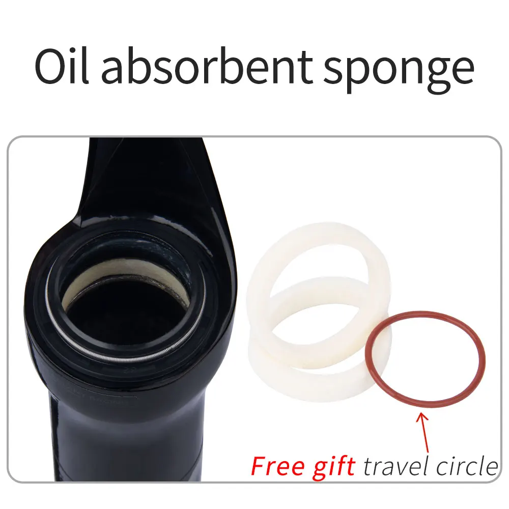 자전거 포크 와이퍼 씰 O링, 오일 흡수 스폰지, 프론트 서스펜션 더스트 오일 씰, 32mm 내부 튜브, 자전거 액세서리