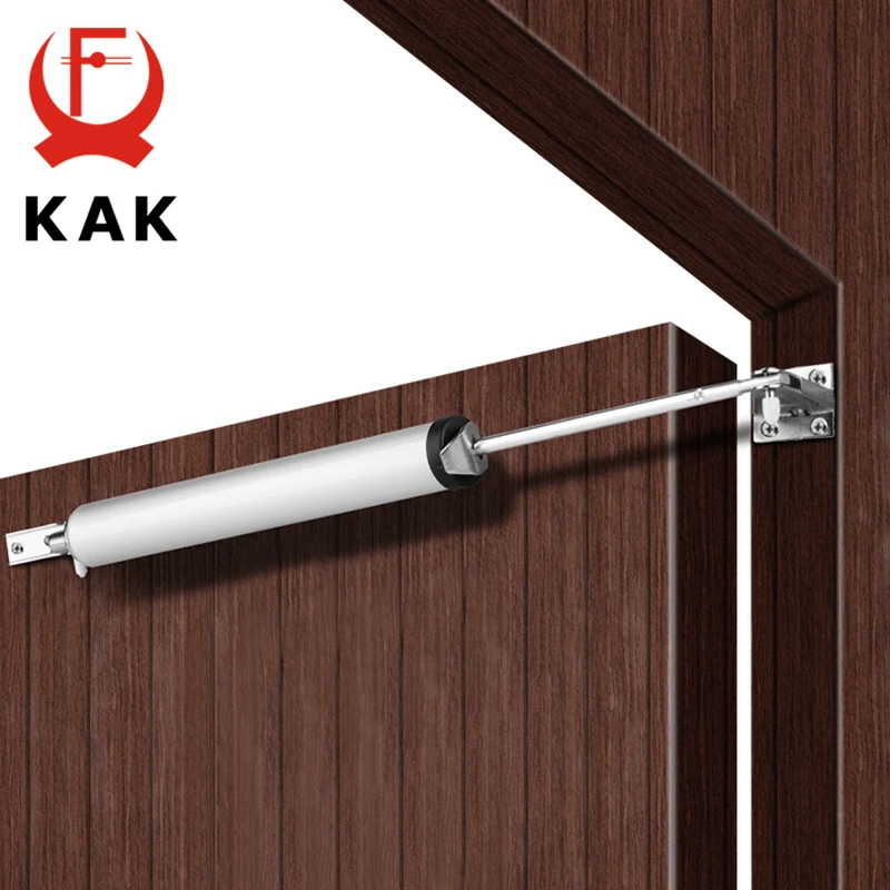 KAK – ferme-porte automatique pneumatique, positionnement de 35KG, vitesse réglable, équipement de fermeture de porte, quincaillerie de porte à fermeture douce et muette
