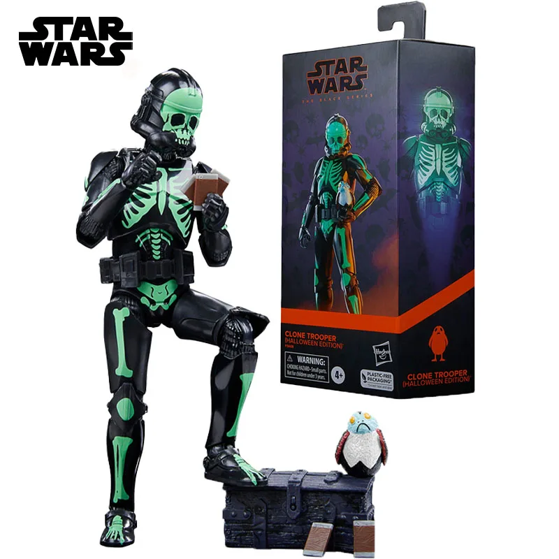 

Hasbro Star Wars Series Authentic Original Clone Trooper (Halloween Edition) film and anime peripheral Collectible Models Gifts