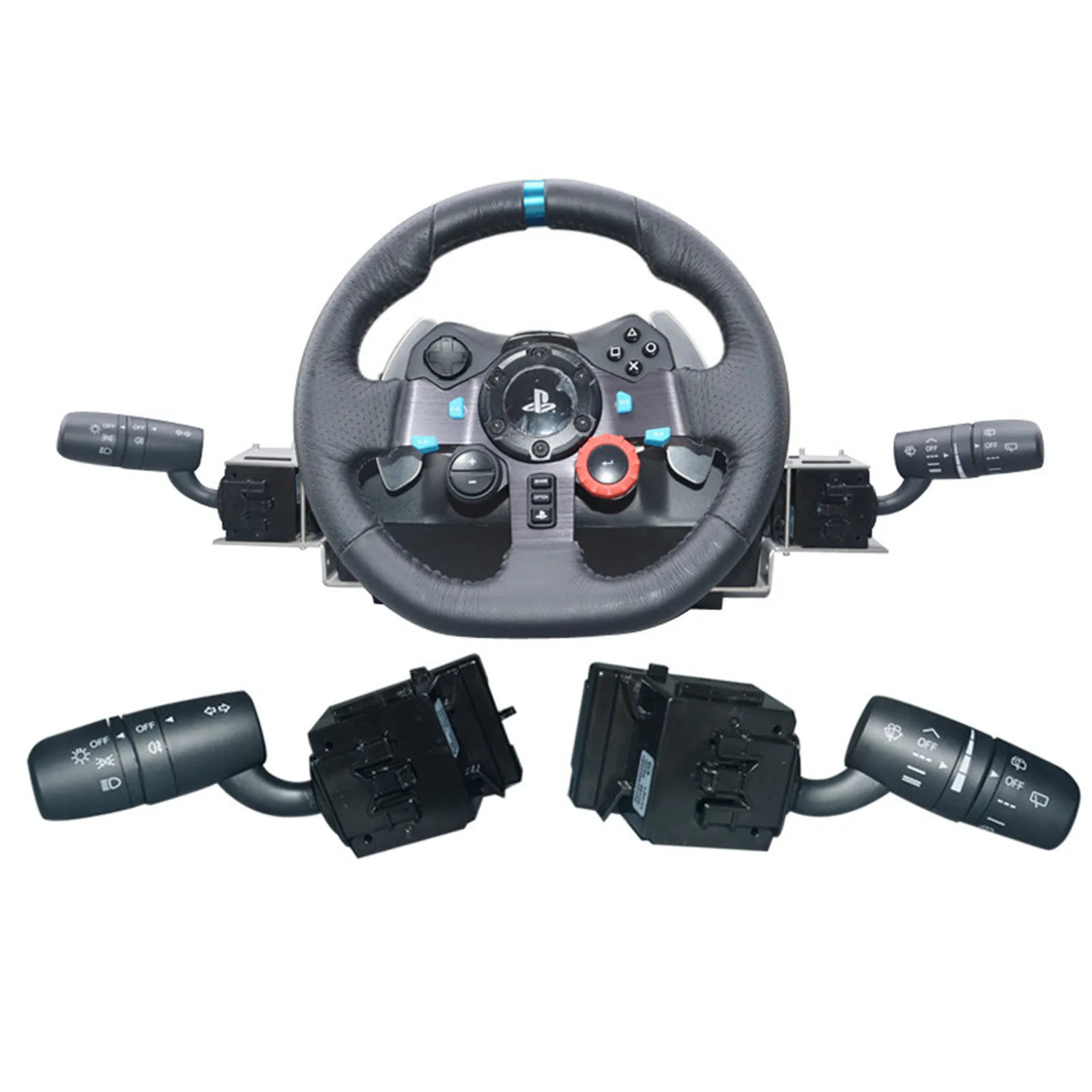 

Steering Wheel Turn Signal Headlight Wiper Switch Racing Simulator for Logitech G25 G29 G27 G920 T300RS SIMAGIC for ETS2 ATS