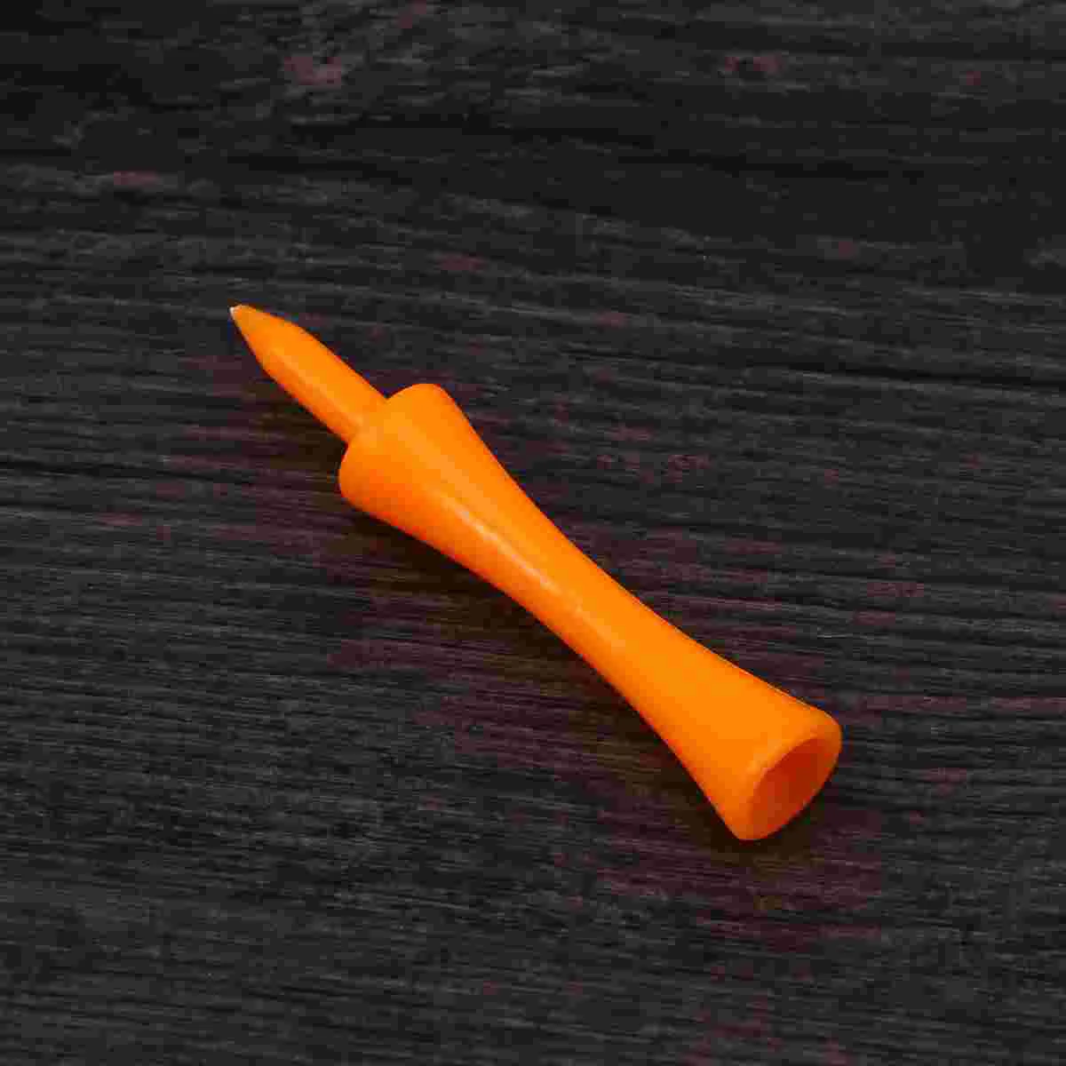 50pcs 70mm Large Castle Tees (Orange) 3
