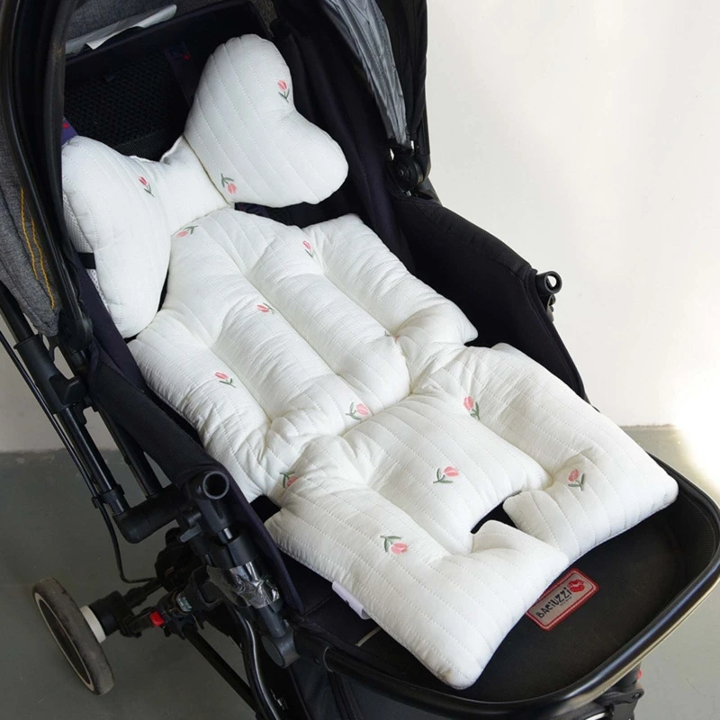 Soft Cotton Stroller Pad Breathable 3D 