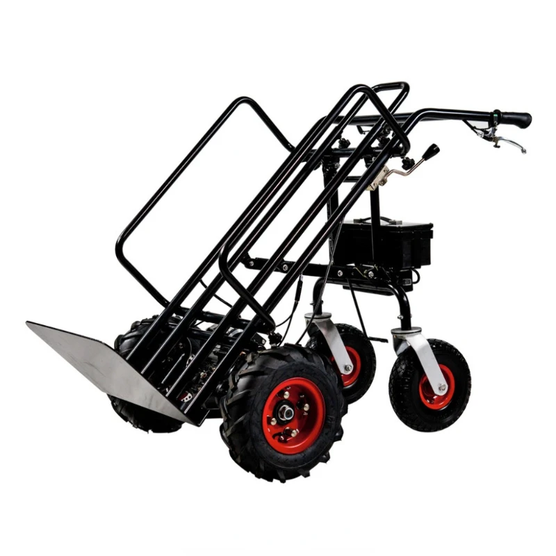 

350W Foldable cart hand push bottle electric trolley barrow Special vehicles