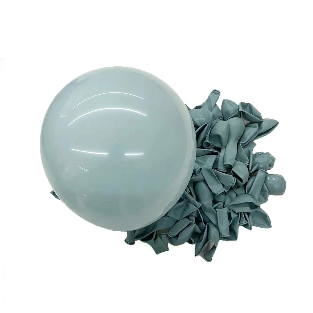 10/30/50 Stück grüne Retro-Luftballons, 25,4 cm, Boho-Braun, Sand, Beige, Staubblau, Salbeigrün, Retro-Ballon für Geburtstag, Hochzeit, Dekoration – Detail 11
