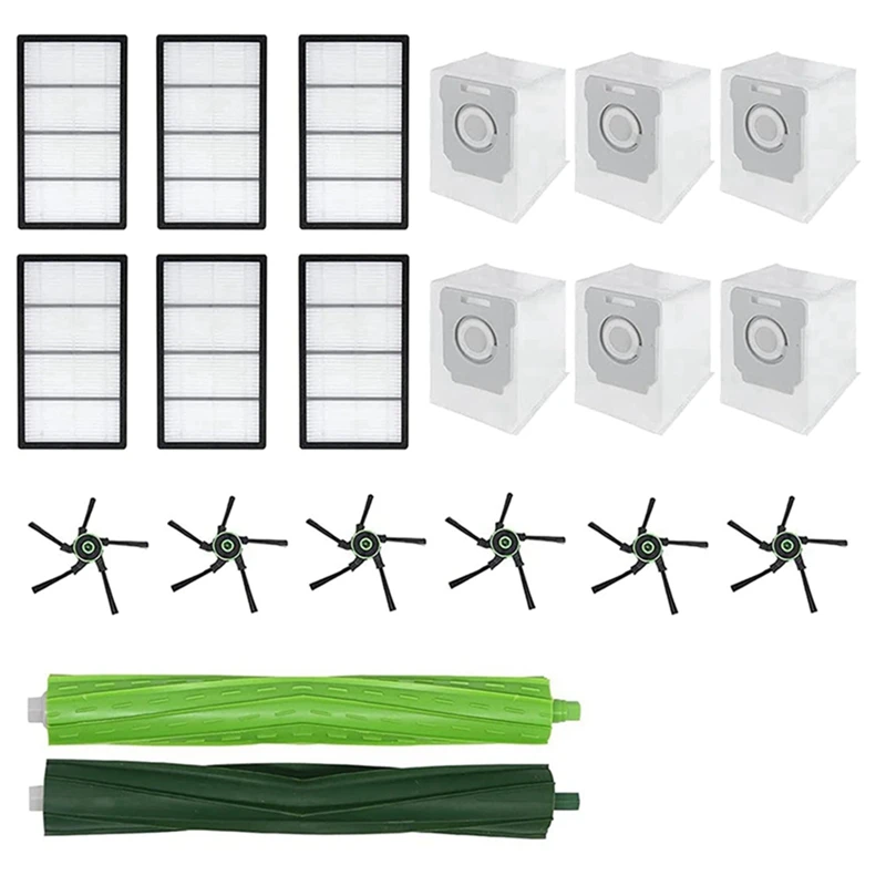 Main Side Brush Filter And Dust Bag Replacement Parts For Irobot Roomba