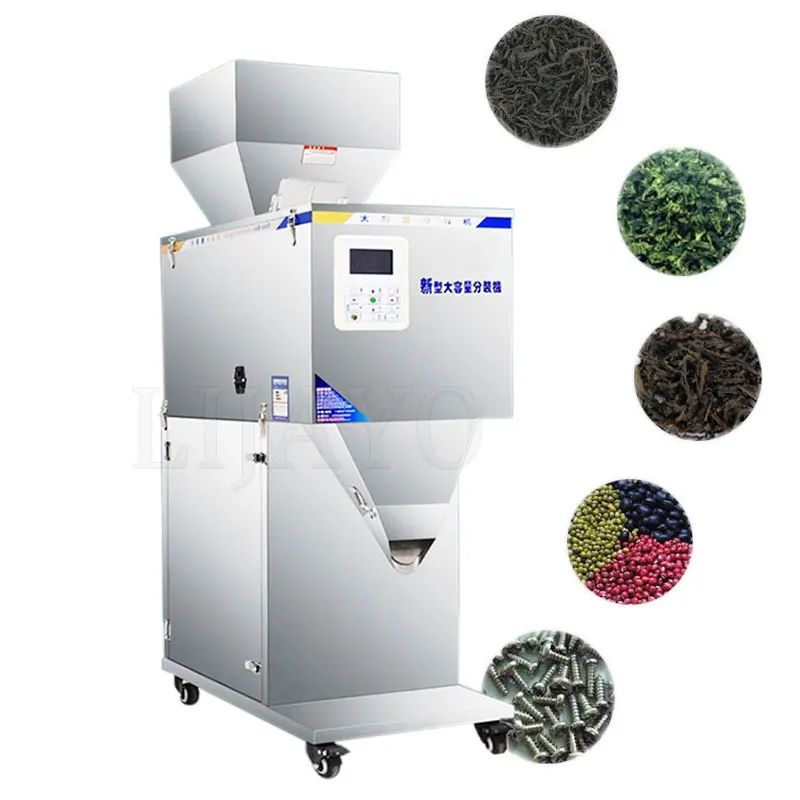 

Electric Tea Hardware Packaging Machines Commercial Particle Powder Quantitative Weighing Dispensing Filling Machine
