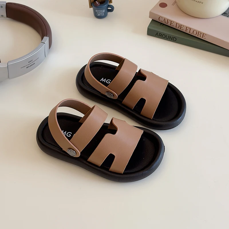 Fashion Spring Child Sandal Summer Shoe Boy Girl Slippers Soft Bottom Non-slip Kid Shoes Baby Velcro Beach Sandal Slippers baby shoes,kids shoes,children sandals,kids sandals,beach shoes