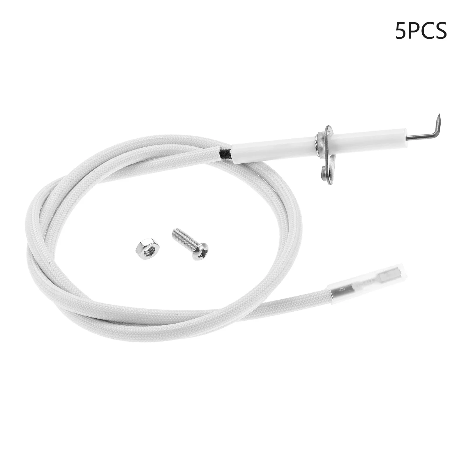 5PCS Grill Igniter Wire Kit & Ceramic Electrode for Gas Grill 28 Inch Griddle with 4 Burner for Backyard BBQ Igniters