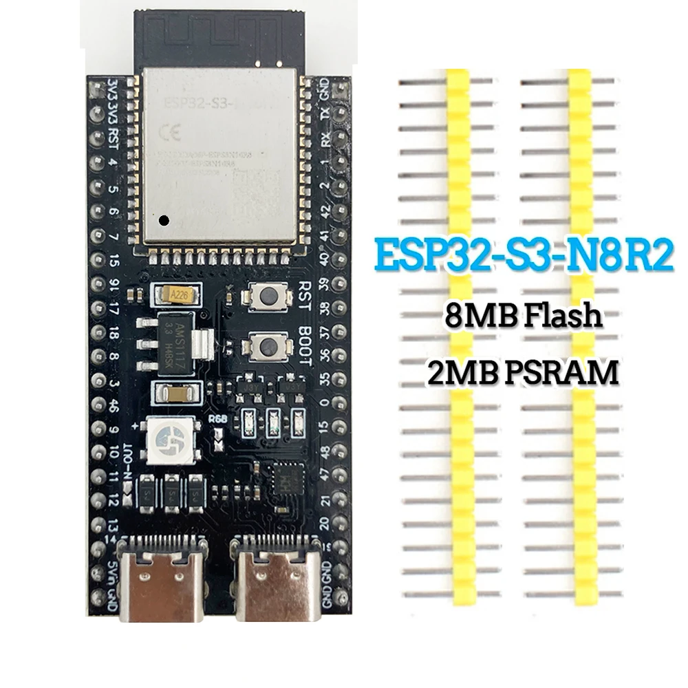 ตัวเลือกสินค้า ESP32-S3 บอร์ดพัฒนา WiFi+BT สำหรับโปรเจกต์อัจฉริยะ