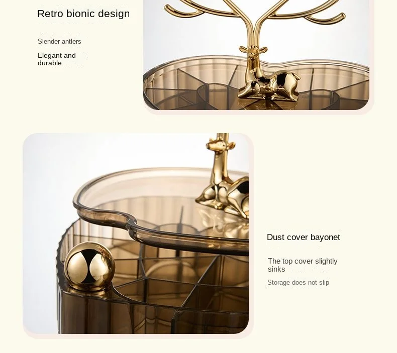 3 Layers Jewelry Storage Box Luxury Jewelry Organizer Plastic Large Capacity Earrings Rings Necklace Jewelry Organizer