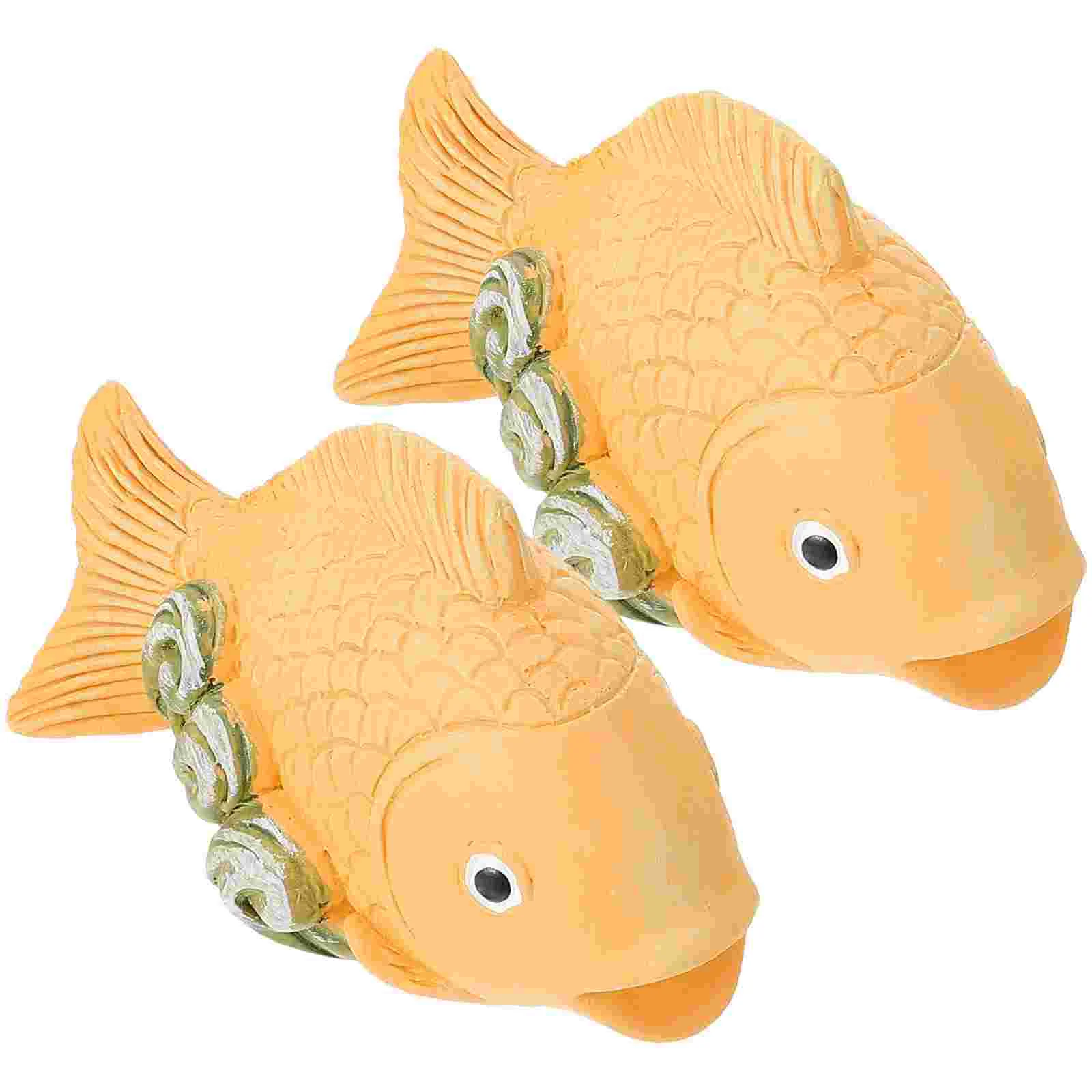 

1 Pair Toilet Bolt Cap Resin Cute Fish Bolt Cap Decorative Toilet Bolt Cap Cover Fish Shaped Bolts Cover