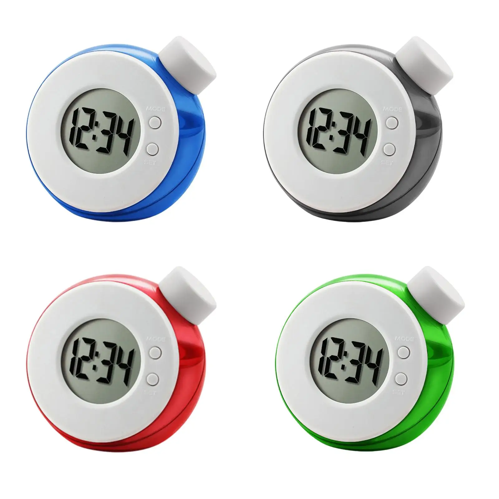 Eco-Friendly Vintage-Style Water Powered Digital Alarm Clock
