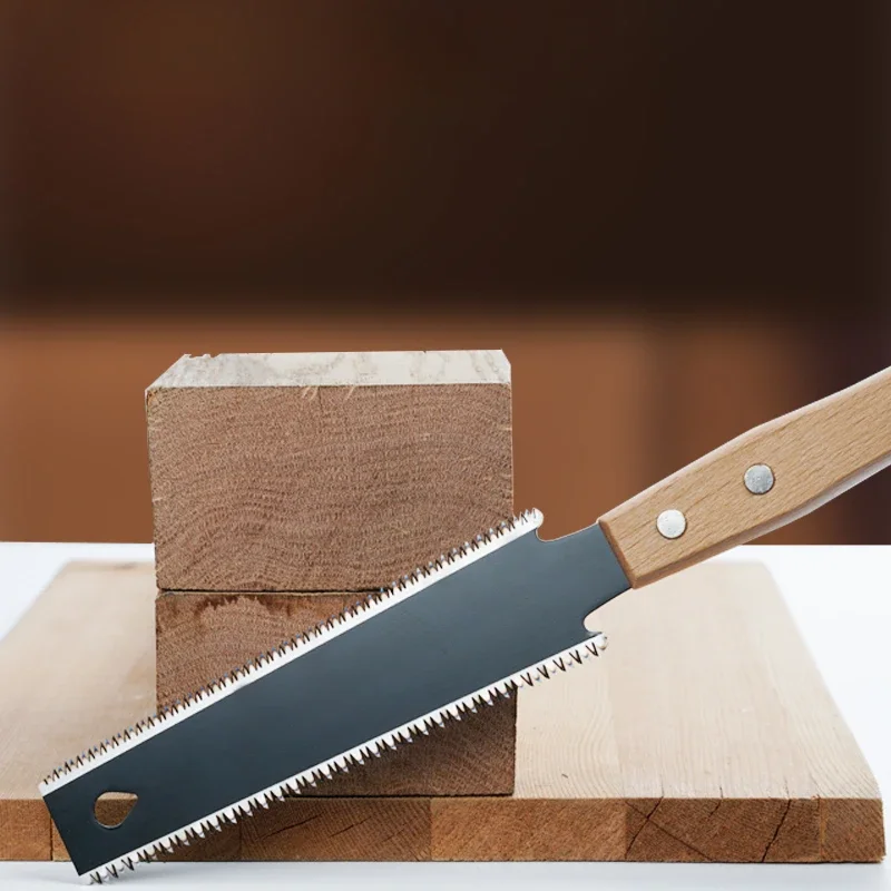 310MM Steel Saw Double Edged Japanese Pull Saw Flexible Blade Hand for Woodworking Cutting