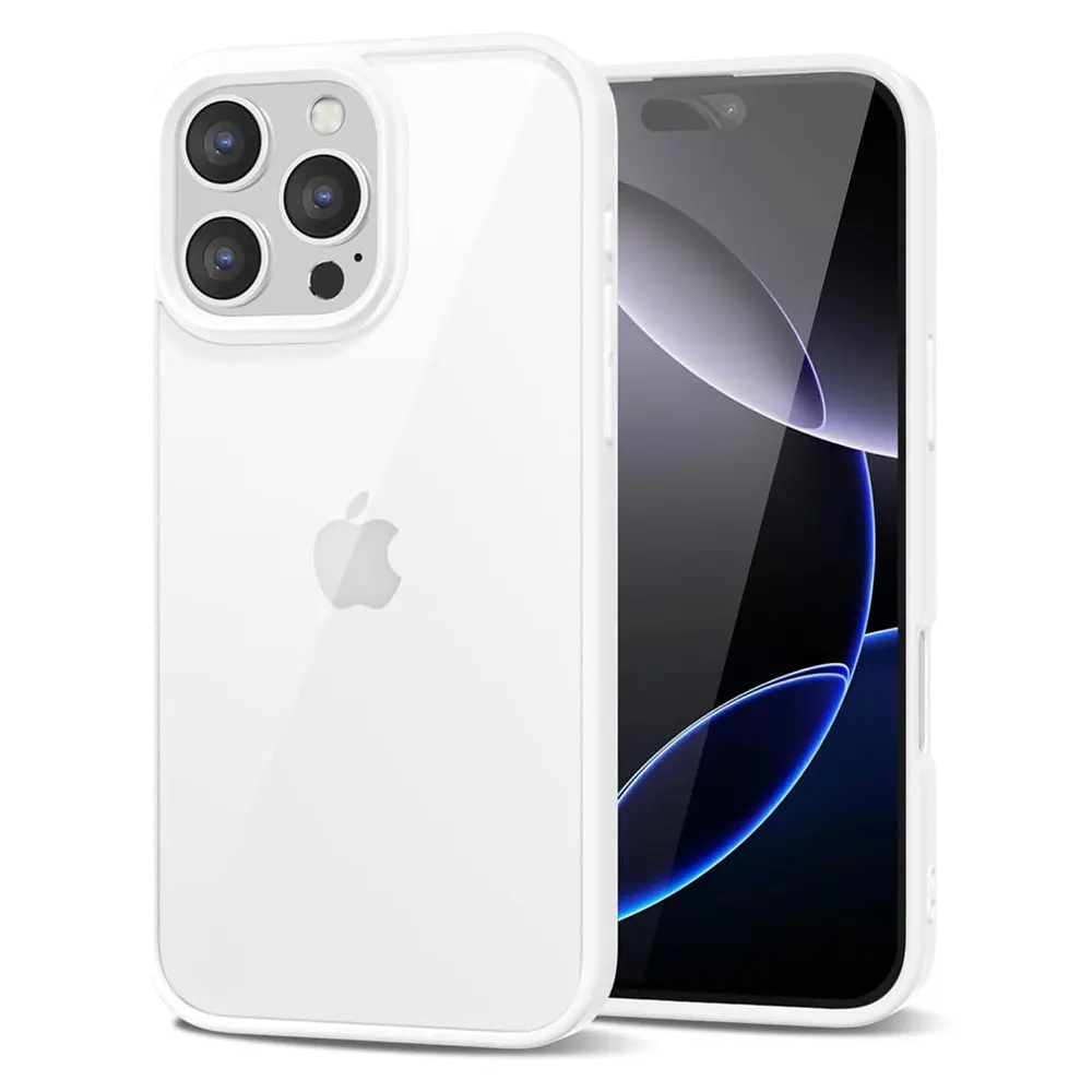 Vibrant Transparent Phone Case with Soft Bumper and TPU Back