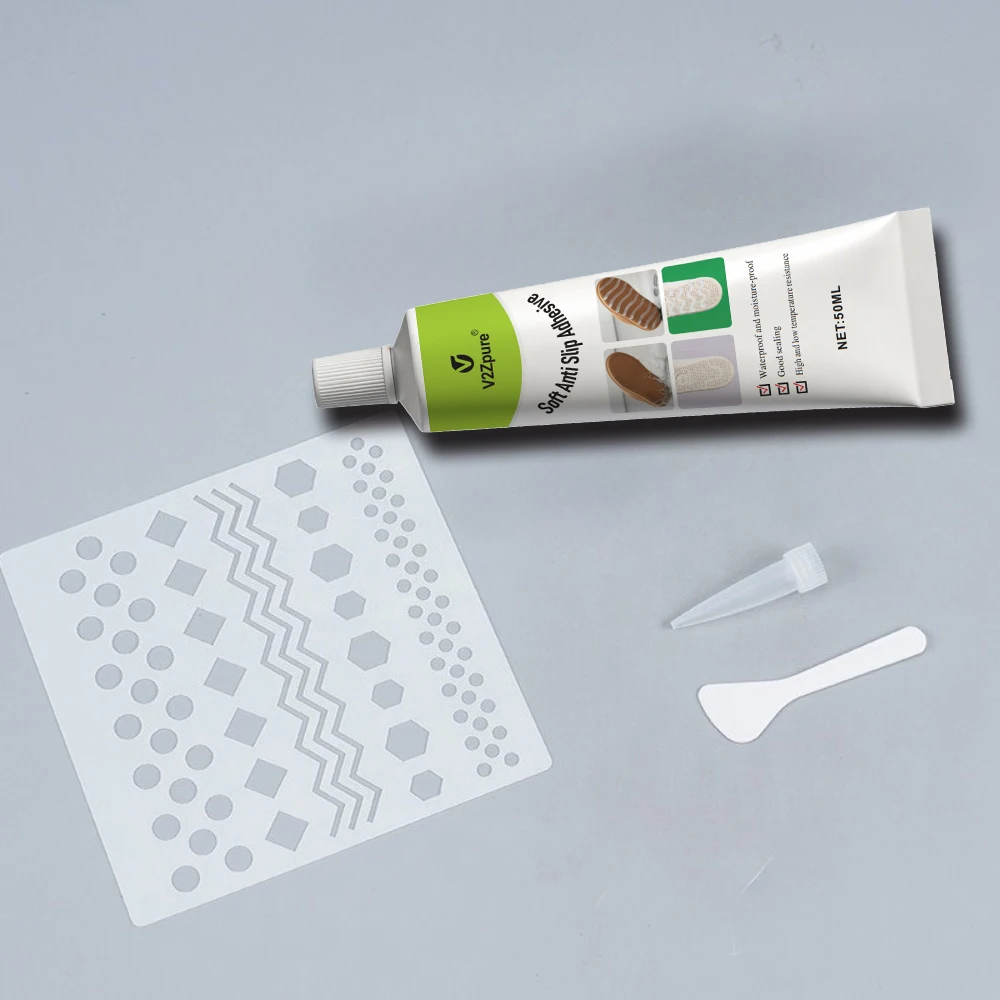 Schuhsohlen-Antirutsch-Gel mit Hoher Haftung, Einfach Aufzutragen & Langanhaltender Rutschfester Effekt, Antirutsch-Kleber für Socken/Schuhe/Teppich – Detail 1