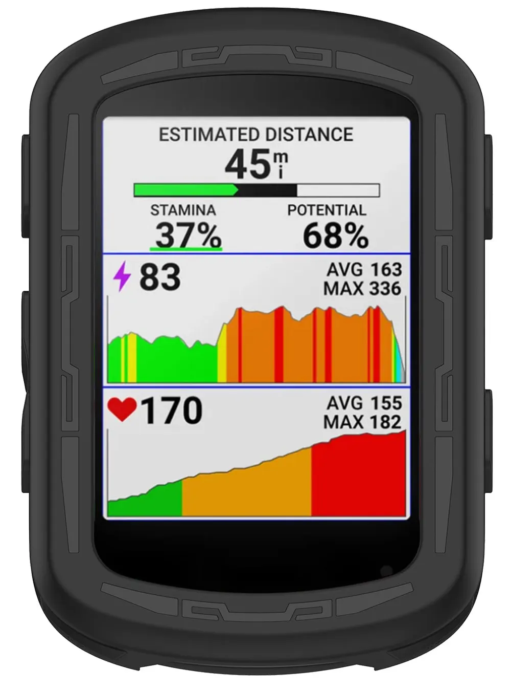 2-in-1-Schutzhülle für Garmin Edge 840 + Schutzfolie aus Glas, Fahrrad-Silikonhülle für Garmin Edge 540 – Detail 4