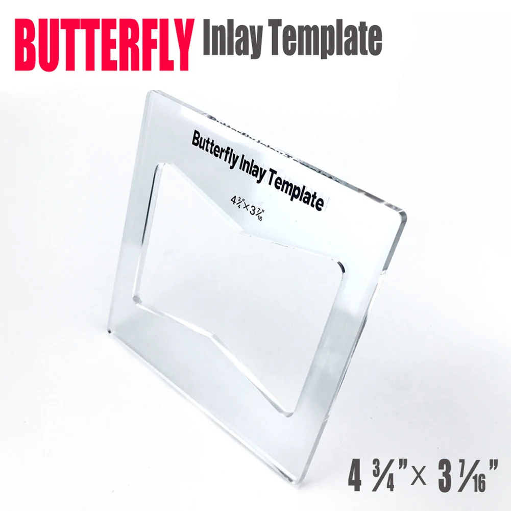 

Decorative Inlay Mosaic Template Router Bits Key Decorative Set Transparent View-ability Inlay Template Convenient