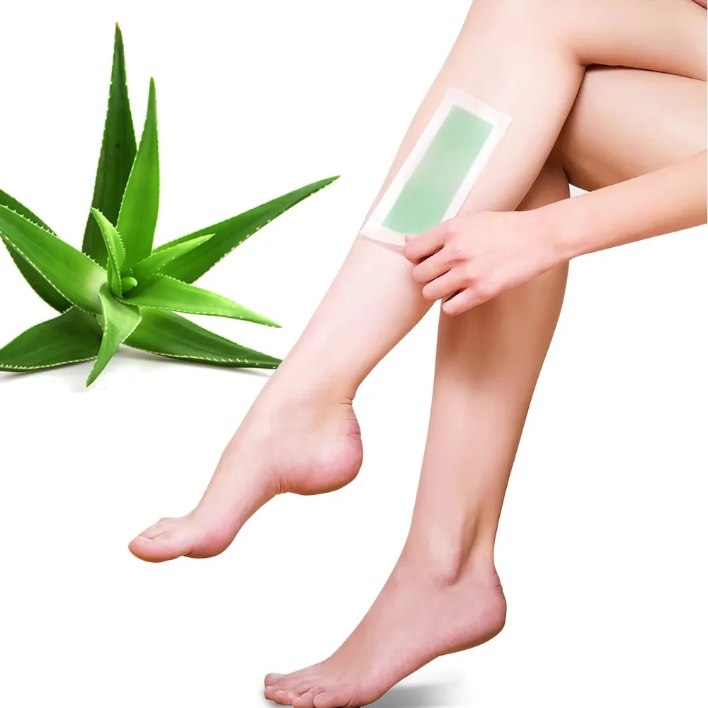 Double Sided Hair Removal Wax Strips for Leg Body Face for Chin Upper Lip Jaw Eyebrow Beard Hair Removal Wax Paper Useful