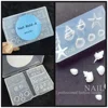 6pcs/box  Letter Sea Shell Flower Nail Acrylic Mold Nail Art Decorations  DIY Silicone Decorated  Nail Art Templates Nails Mould 2