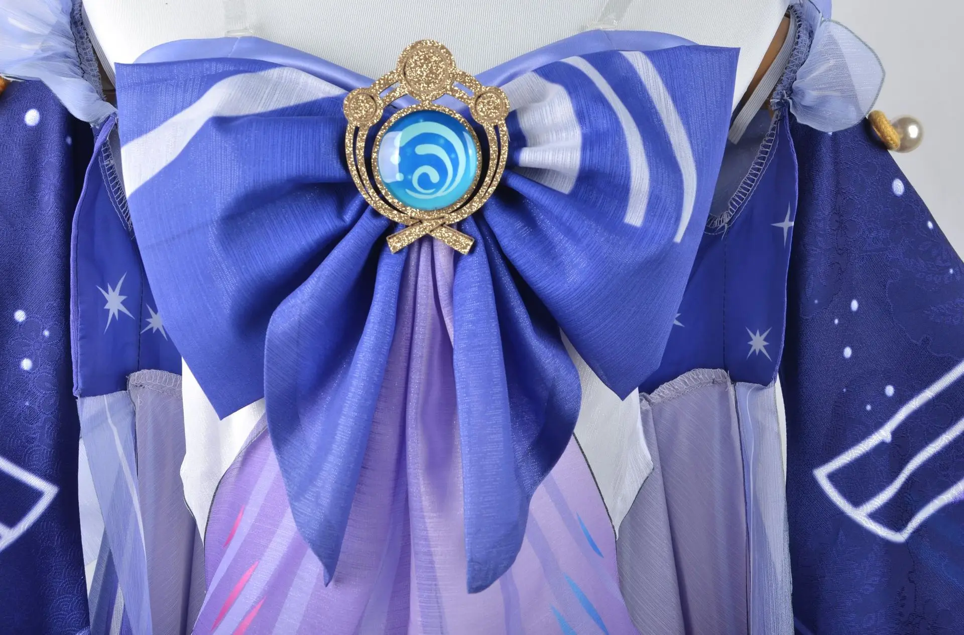 Genshin Impact Sangonomiya Kokomi Traditional Japanese Dress Cosplay Costume