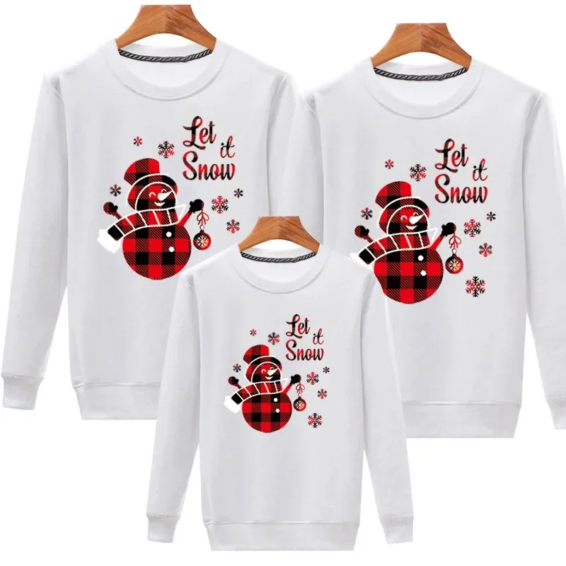 thumbnail image 1 of Conjuntos familiares a juego para Navidad, sudaderas, camisetas para papá, mamá, hija, hijo, pareja, jerseys, suéteres para bebés y niños, regalos de Año Nuevo, 1 of 5