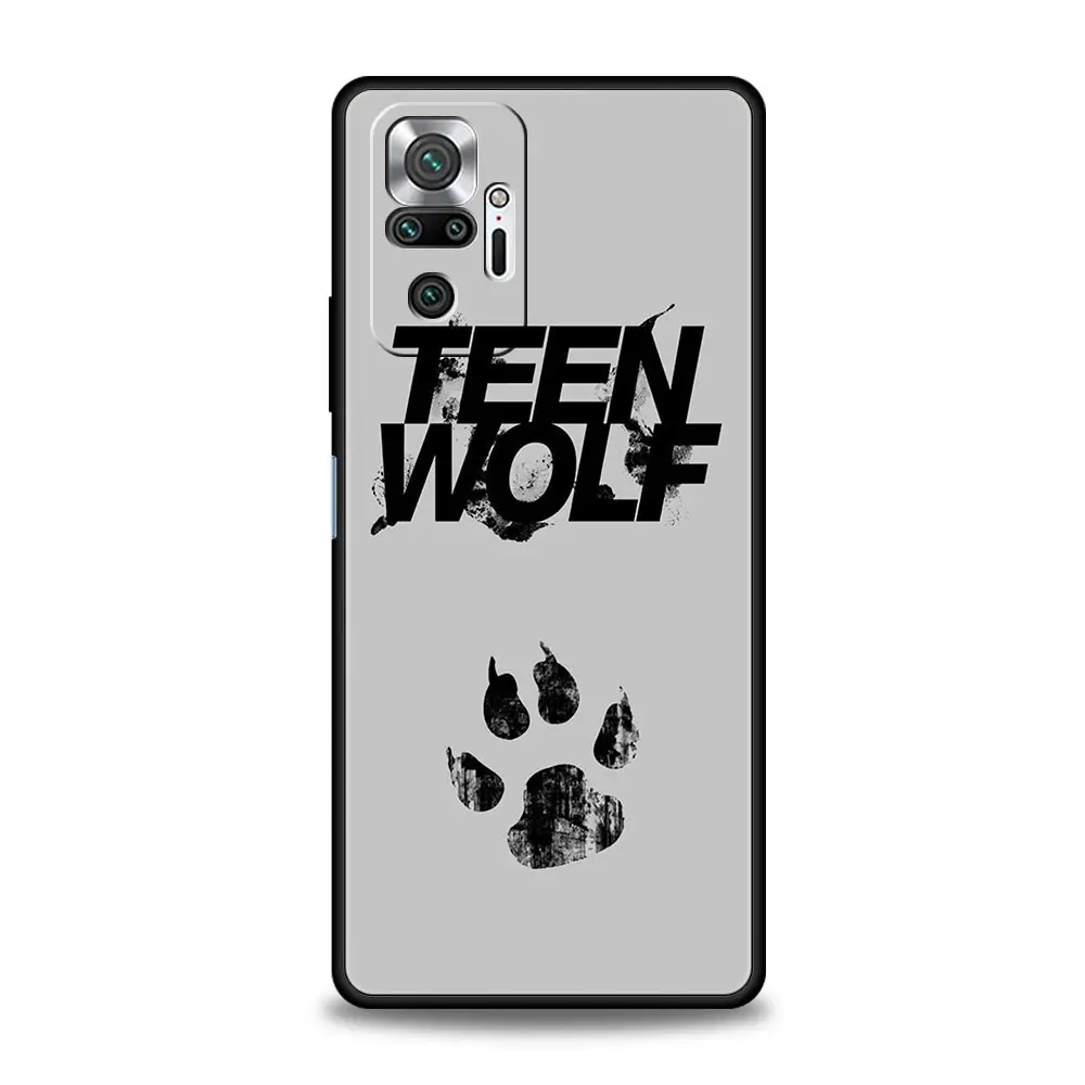 Wolf Design Black Phone Case